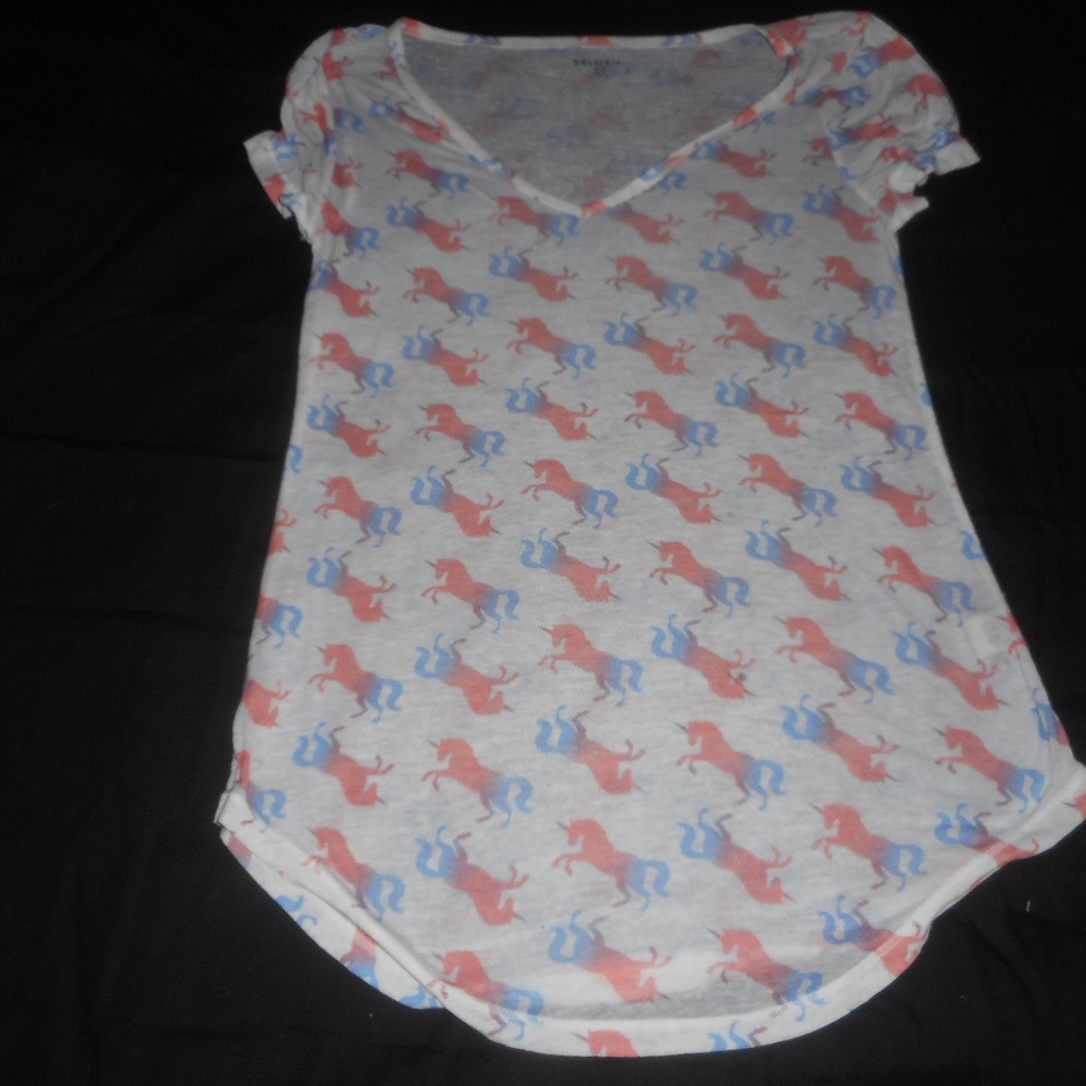 Mudd Unicorn Top XS USED